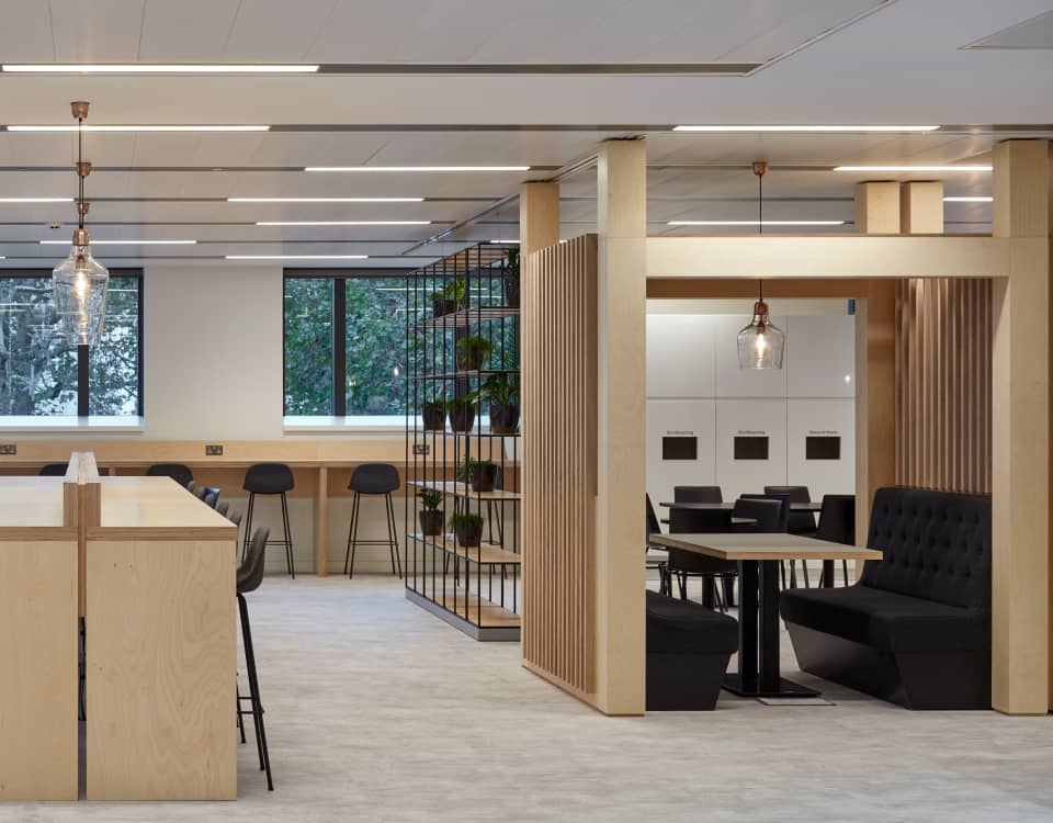Sustainable office design for Hearst UK, by Cleo expert in workplace fit outs London