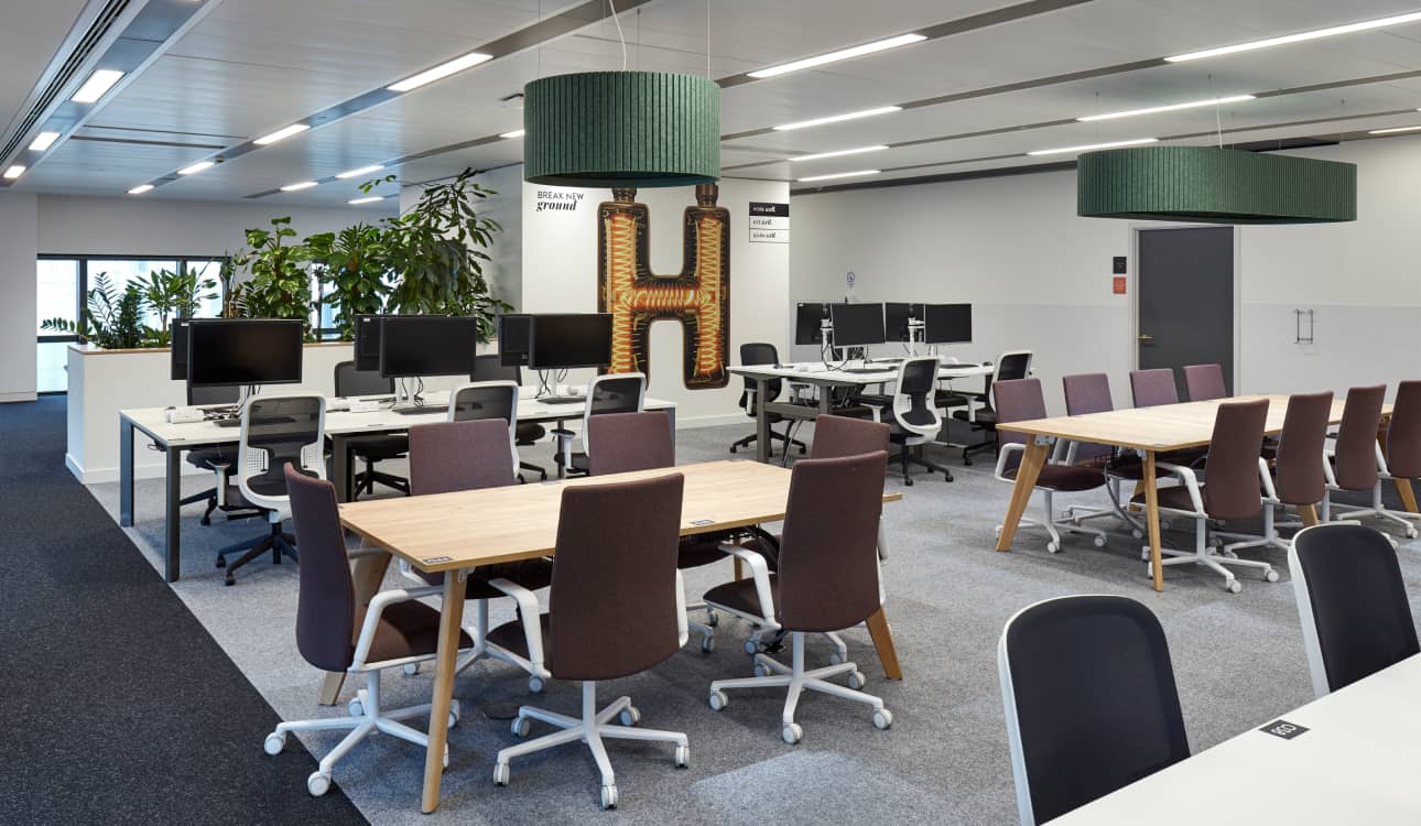 Hearst Case Study - sustainable and ergonomic open plan design fitted out by Cleo