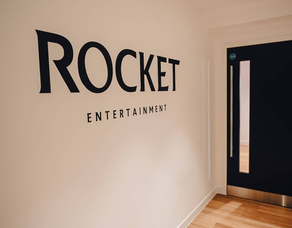 Rocket Entertainment Manifestation Vinyl Graphics by CLEO Case Study - Office Design & Build in London