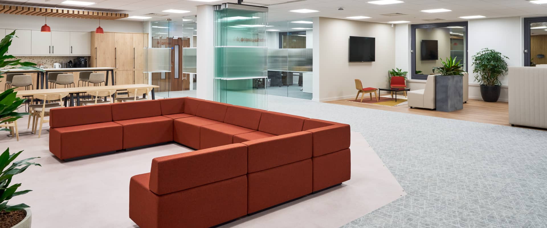 precision Cat A office fit out UK for Deutsche by Cleo London